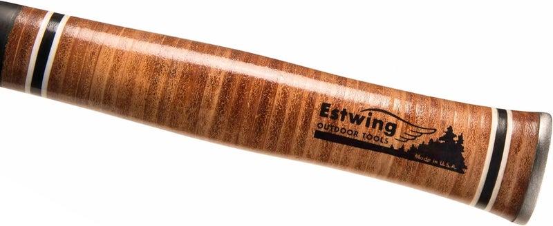 Estwing Double Bit Axe - 38 oz Wood Spitting Tool with Forged Steel Construction & Genuine Leather Grip - EDBA - Image 3